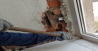 Демонтаж оконных откосов по выгодной цене от 518 руб. в Касимове - Сварной-Ксм